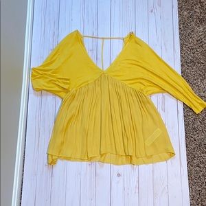 Yellow blouse